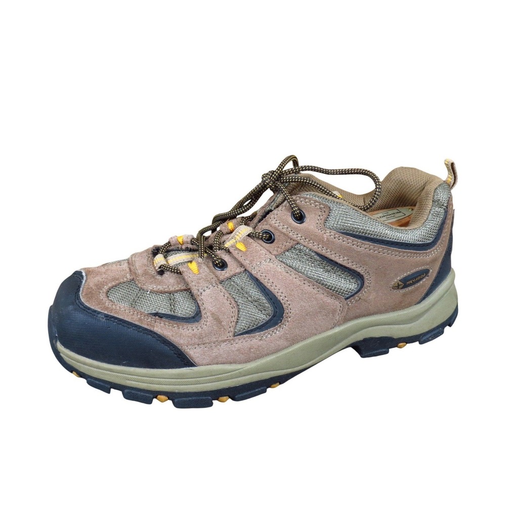 Nevados‎ Boomerang II Low Mens Hiking Shoes 10.5W Outdoor Trail Brown Suede Mesh